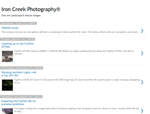 Tablet Screenshot of ironcreekphotographyblog.com